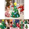 Adorable Diy 3d Cone Felt Christmas Tree Ideal For Toddler's Festive Decorations