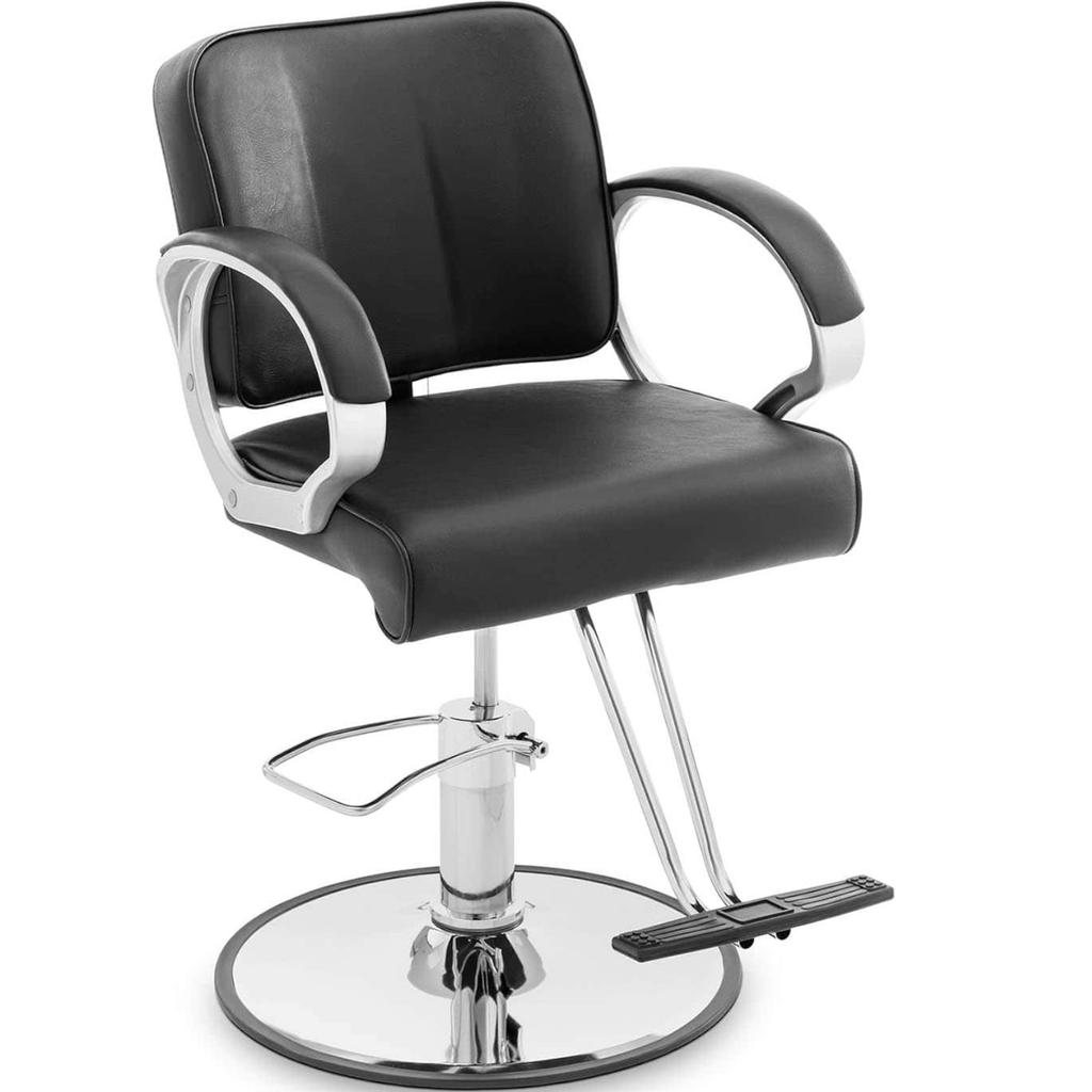 Physa HOVE black hairdressing and beauty chair with footrest