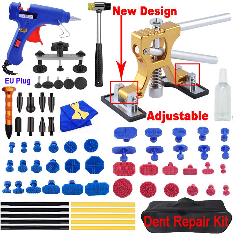 Professional Auto Paintless Dent Repair Remover Removal Tool Kit Car Dent Tools New Puller Hot Glue Tap Down Kits Lifter Tools