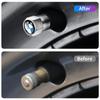 4 st Metall Bilhjul Däckventil Luftventil Kåpor För BMW M M3 M5 F10 F30 F20 E28 E30 E34 E36 E39 E46 E91 Performance X1 X2 X5