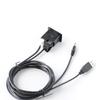 AUX Audio Socket with USB Cable for Nissan 280234BA0B 2013 2019 Quick Use