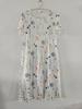 Frauen Lose Sommer Floral Vintage Sexy Rüschen Tasche Kleid
