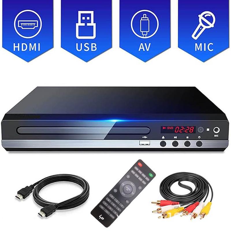 High-Definition Household DVD/EVD Player with VCD and Mini CD Support for Kids