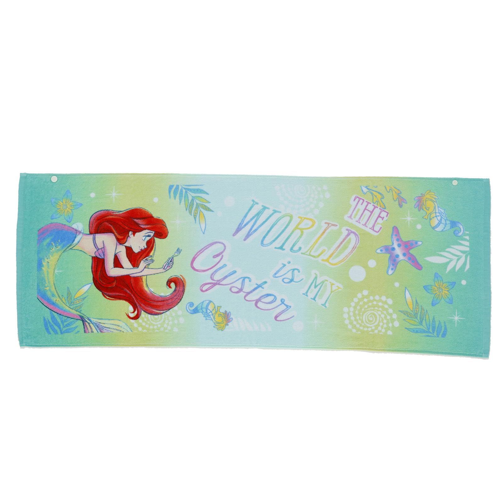 Marushin Bath Disney Little UV 2125022600 Children s Towel, Princess, Mermaid, Ariel, Ocean, Pool, Girl, Boy, Character, Swimming, Protection,