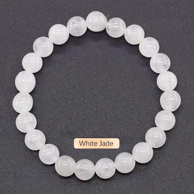 Festive Gifts Assorted Natural Stone Beaded Bracelet Set Crystal Fashion Jewelry For Men And Women Daily Wear Simple Versatile Accessory