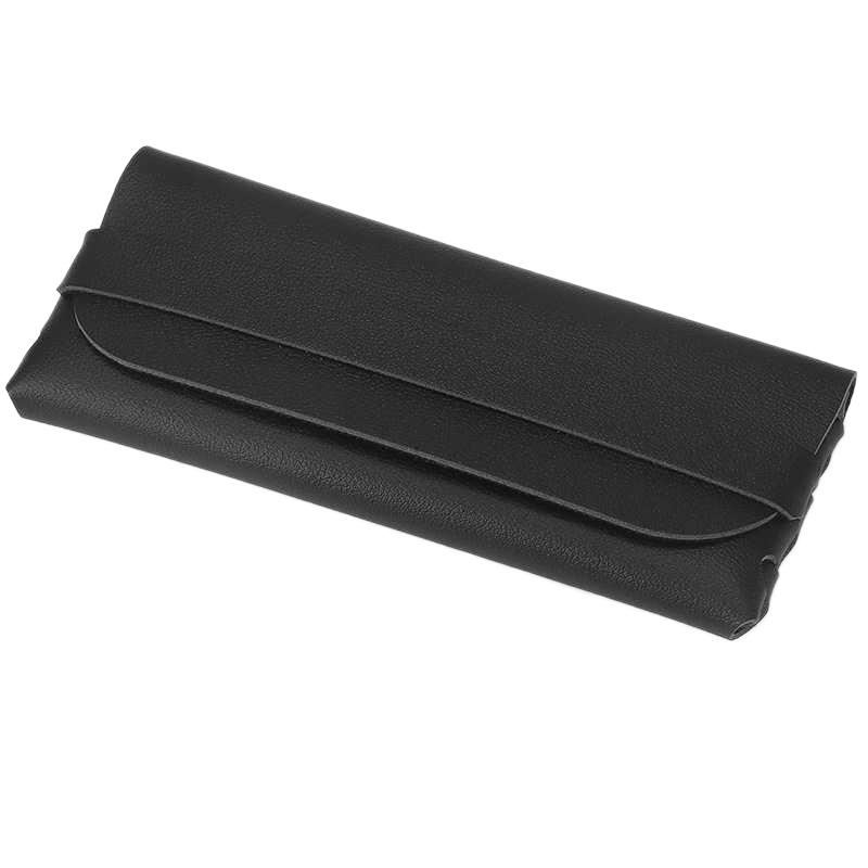 Gray Zipper Eyeglass Case Set: Includes Sunglasses Screwdriver, Eyeglass Pouch, Polarized Test Card, and Plastic Box