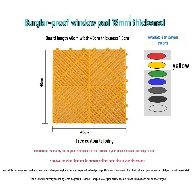 Bezpieczne zabezpieczenie parapetu i balkonu przed kradzieżą: Pogrubiona siatka ochronna i stojak na kwiaty
