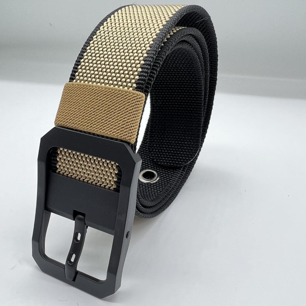 Needle Canvas Korean Denim Student Belt Quality Men'S High Quality Jeans Double Side Belt Buckle Casual