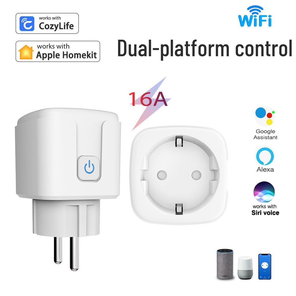HomeKit WiFi Smart EU Socket with Alexa Remote Timing Control