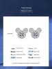 Moissanite Mickey Ear Ring - 1 Carat Women's Fashion Jewelry