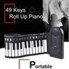 Portable 49-Key Foldable Silicone Piano with Speaker for Beginners and Children