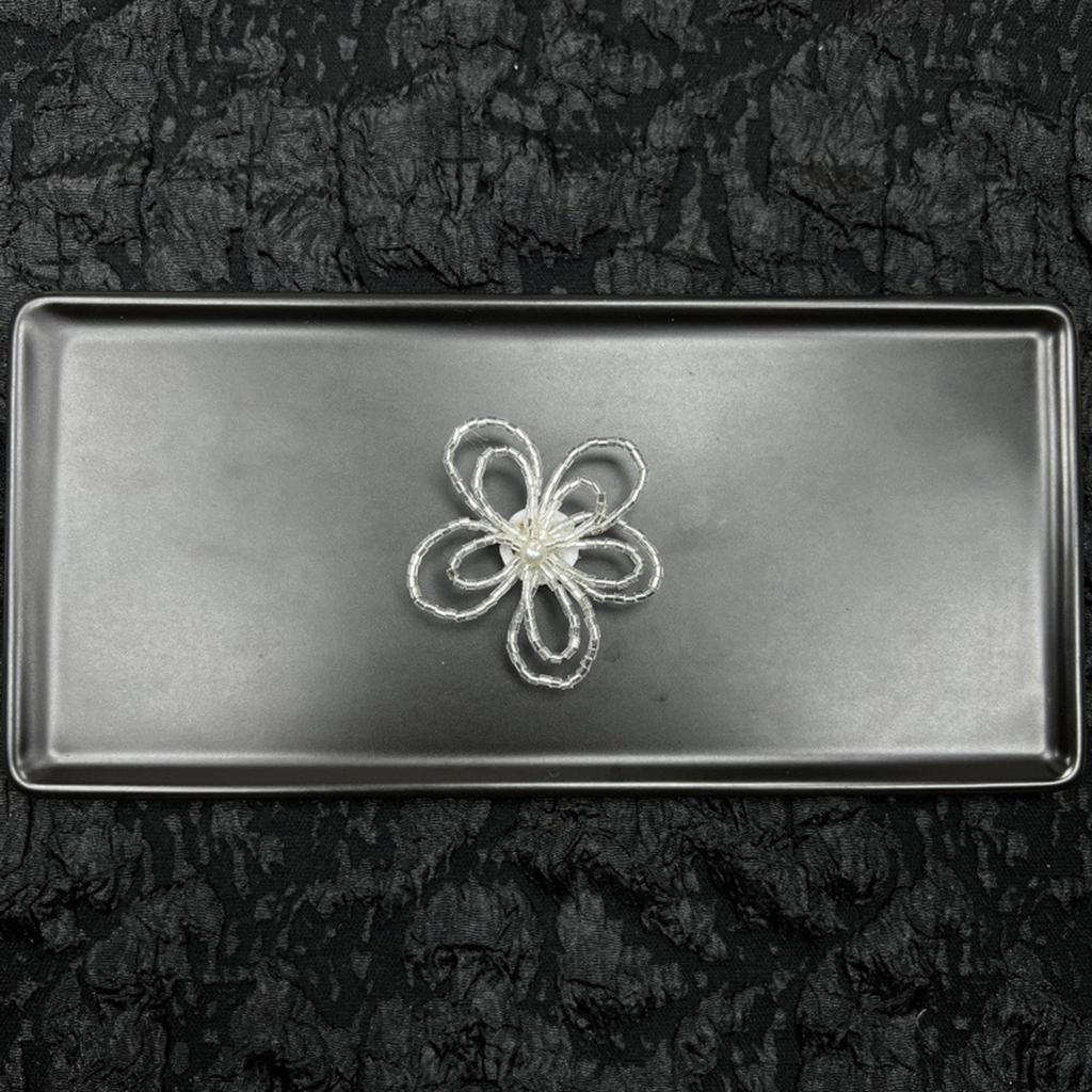 Dopamine Handcrafted Beaded Jelly Shoes Sports Sandals Accessory Diy Shoe Decorative Colorful Flower Slippers Buckles