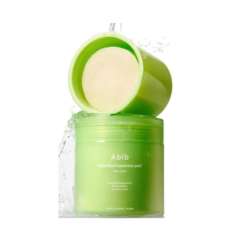 Abib Heartleaf Spot Pad Clear Touch 70 Sheets 250ml – Soothing & Skin Texture Refining Toner Pads