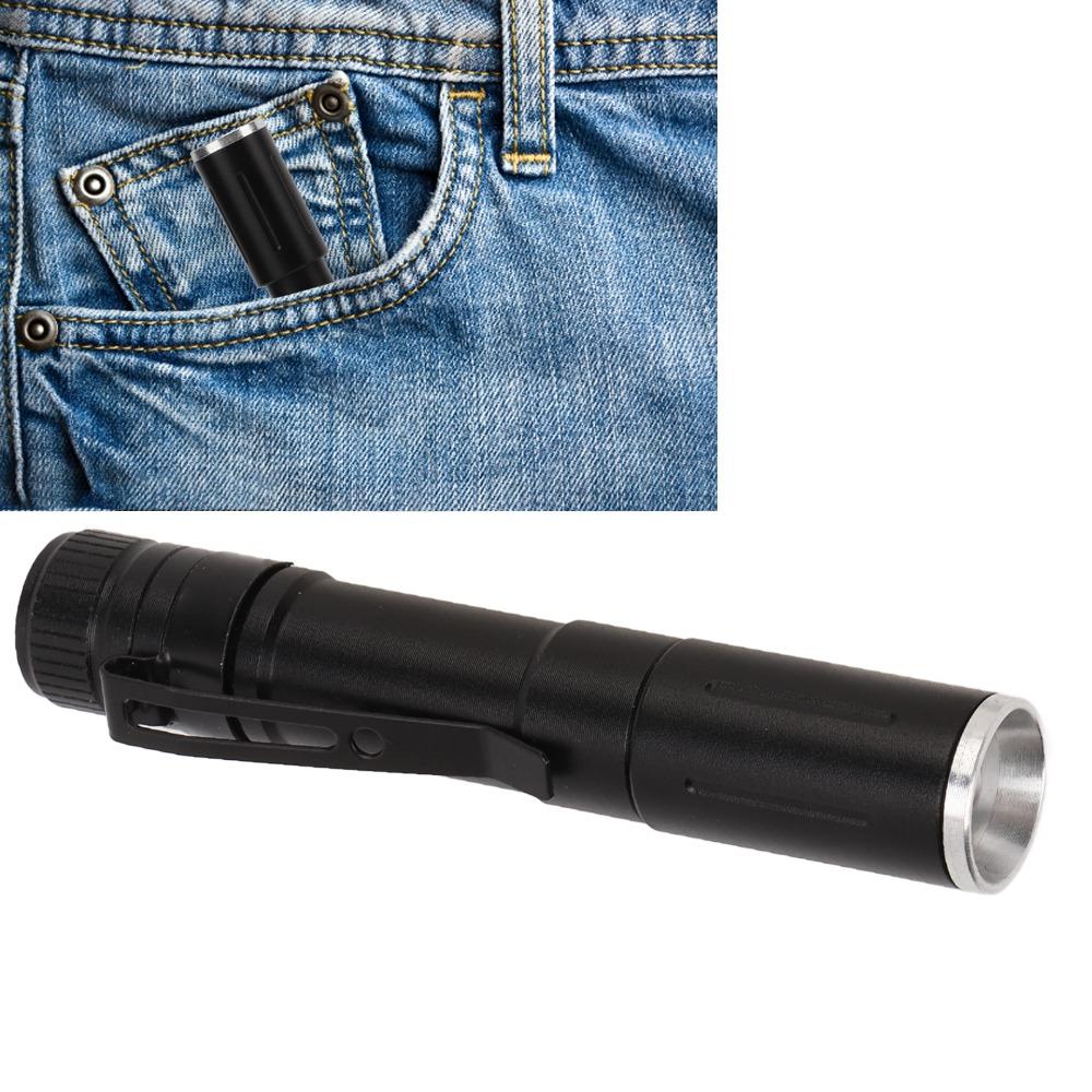 Stretchable Focusing Pocket Torch Aluminum Alloy LED Pen Light LED Flashlight  Night Camping