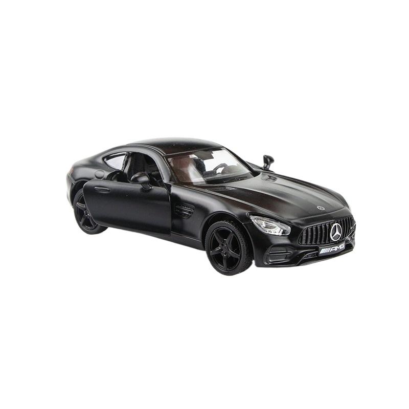 1/36 Mercedes Benz AMG GTS Diecast Car Model SupercarToy Vehicles Pull Back Alloy Metal High Simulation for Collection Gift F332