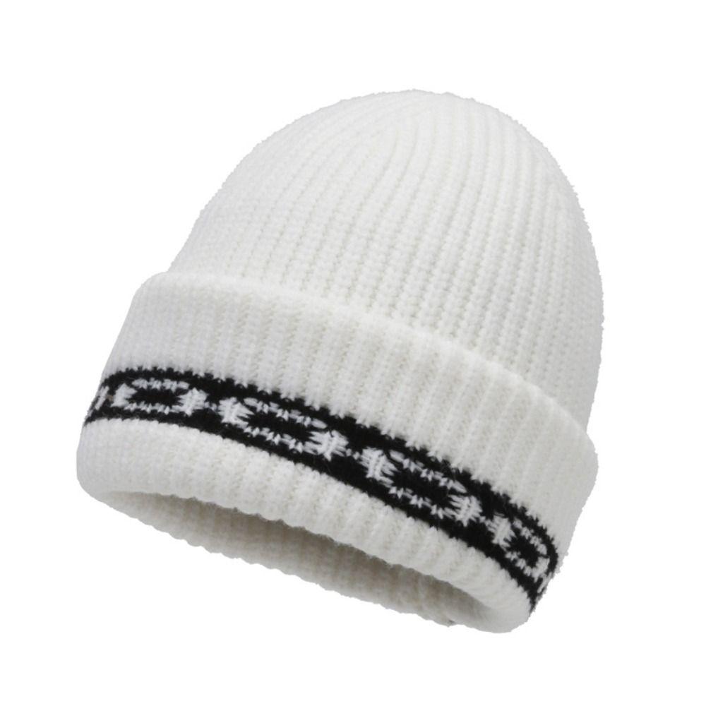Keep Warm Knitted Skullies Wool Winter Beanie Hat Fashion Balaclava Hat  Outdoor