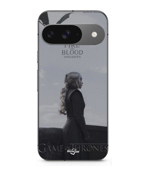 Coque - MANIACASE - Google Pixel 9 - Souple - Noir - Game of Thrones - House of the Dragon