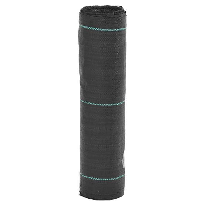 VidaXL Membrane anti-mauvaises herbes noir 0,5x10 m PP, tissu anti-mauvaises herbes, membrane de contrôle des mauvaises 4005137