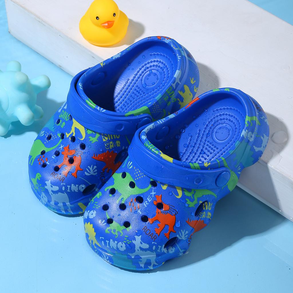 Kinder Dinosaurier Garten Schuhe Niedliche Cartoon Sandalen Clogs Kleinkind Strand Pool Wasserschuhe Sommer Badeschuhe für Jungen 1214