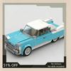 307 Teile 1959 Auto Benutzerdefiniertes Auto MOC Bausteine Fahrzeug DIY Montage Geschenk