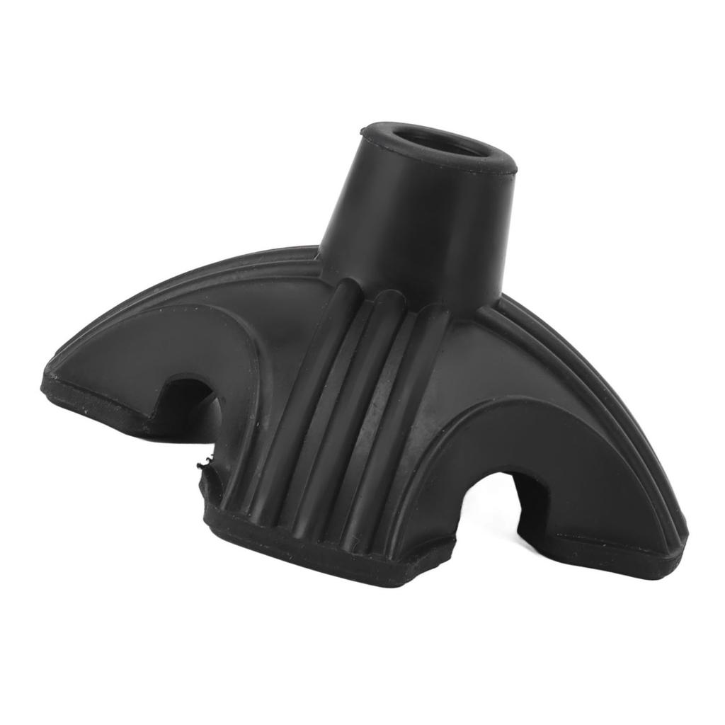 Cane Tip Walking Rubber Foot Pad Replacement 4 Prong Self Standing Non Slip Base