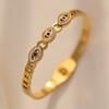 Color Eye Bracelet Women's Titanium Steel Light Luxury European and American Style Hand Accessory