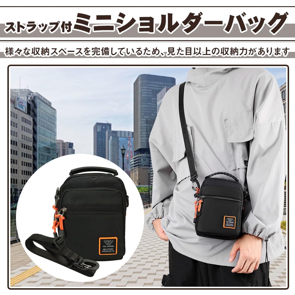 Shoulder Bag with Handle and Multiple Perfect for Outdoor and As a Waist Pouch Pockets, Activities, Travel, Shopping,