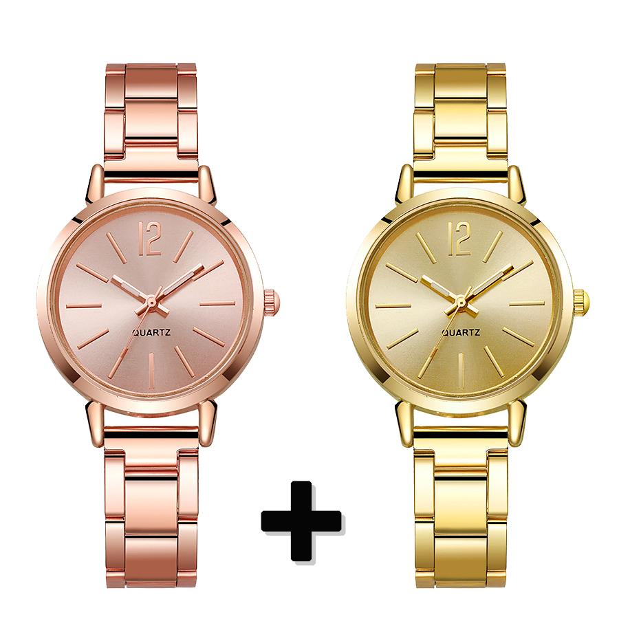 Luxury Women Watches Set Simple Dial Ladies Casual Quartz Watch Fashion Ladies Wristwatch Clock For Girl Relogio Feminino
