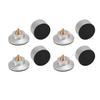 4Pcs Spker Isolation Feet Pad Aluminum Alloy   Spker Spike Pad for Subwoofer Amplifier CD DVD Player