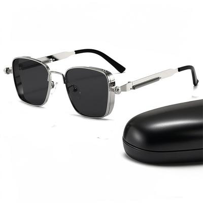 Nowe Okulary Przeciwsłoneczne Steampunk Dla Mężczyzn Kobiet Modne Kwadratowe Punkowe Okulary Przeciwsłoneczne Metalowe Designerskie Okulary Przeciwsłoneczne Modne Gafas De Sol Hombre