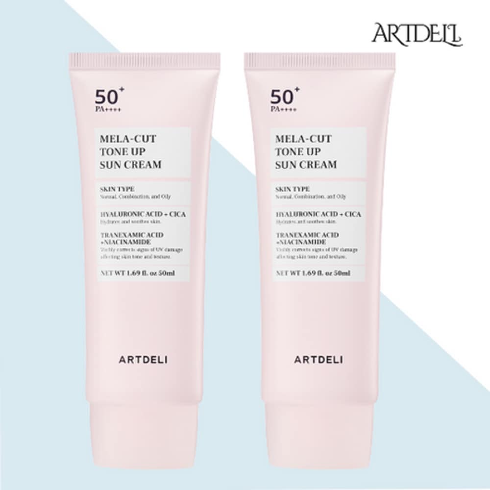 

[Headquarters] ARTDELI Mela Cut Tone Up Sun Cream 50ML 1+1 (SPF50+, PA+++)