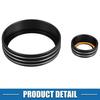 Car Console AC Audio Volume Knob Ring Cover FIVE  for Subaru BRZ Black