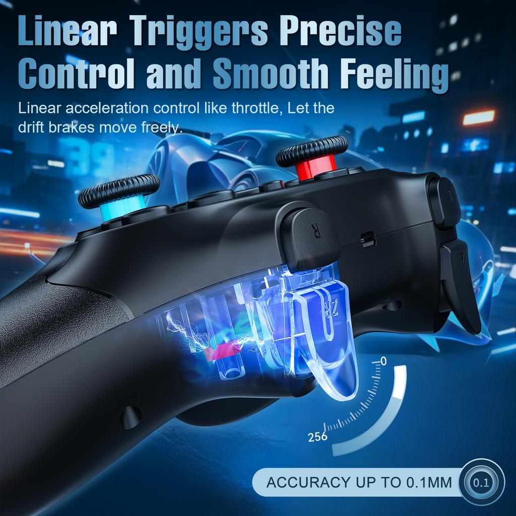 Gamepads for Nintendo Switch/Pc/Ios/Android Wireless Controller Turbo Vibration Game Control Console Remote Accessories