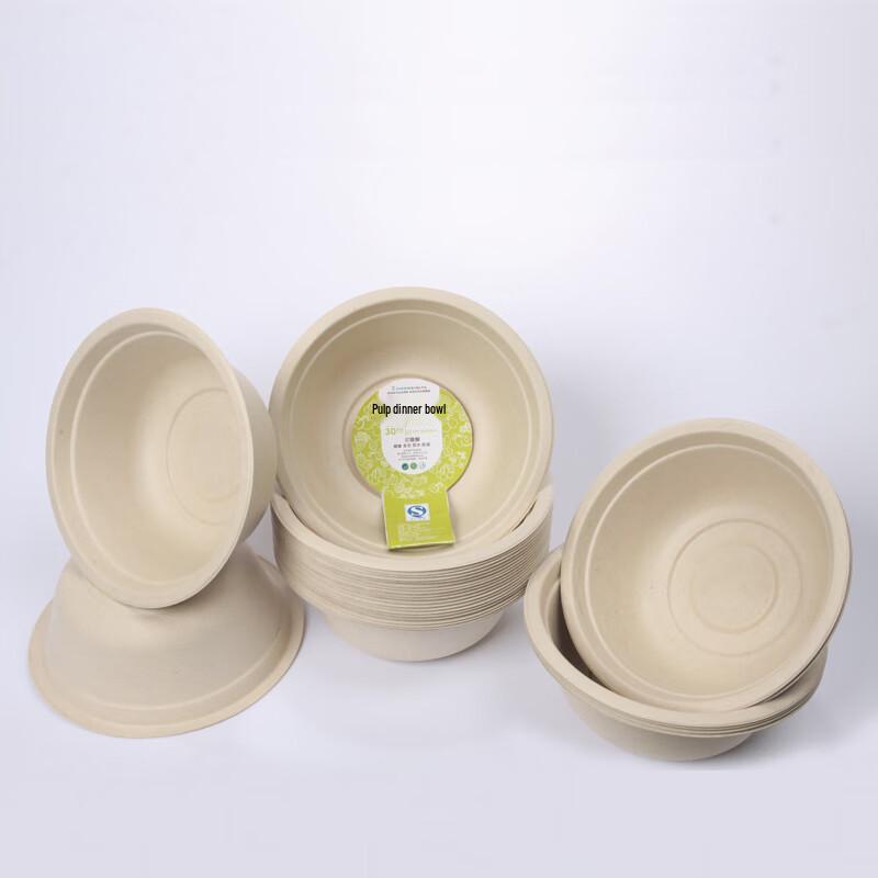 Biologisch abbaubare Einwegschalen aus Weizenstroh