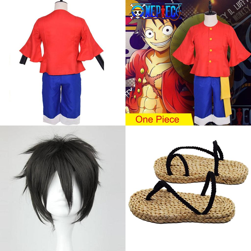 Captivating One Piece Monkey D Luffy New World Costume For Halloween And Cosplay