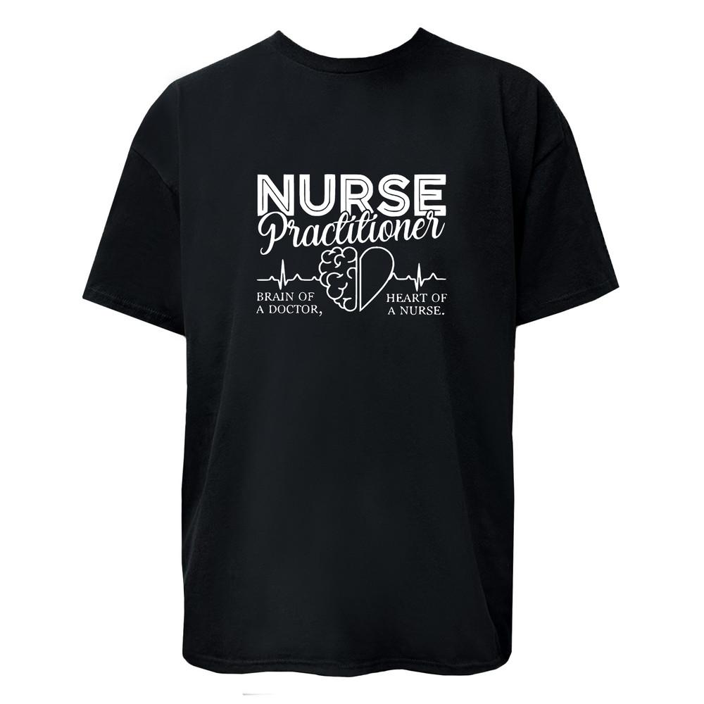 Nurse Practitioner T-Shirt Short Sleeves Tee Women Men Top Unisex T-Shirt XXL