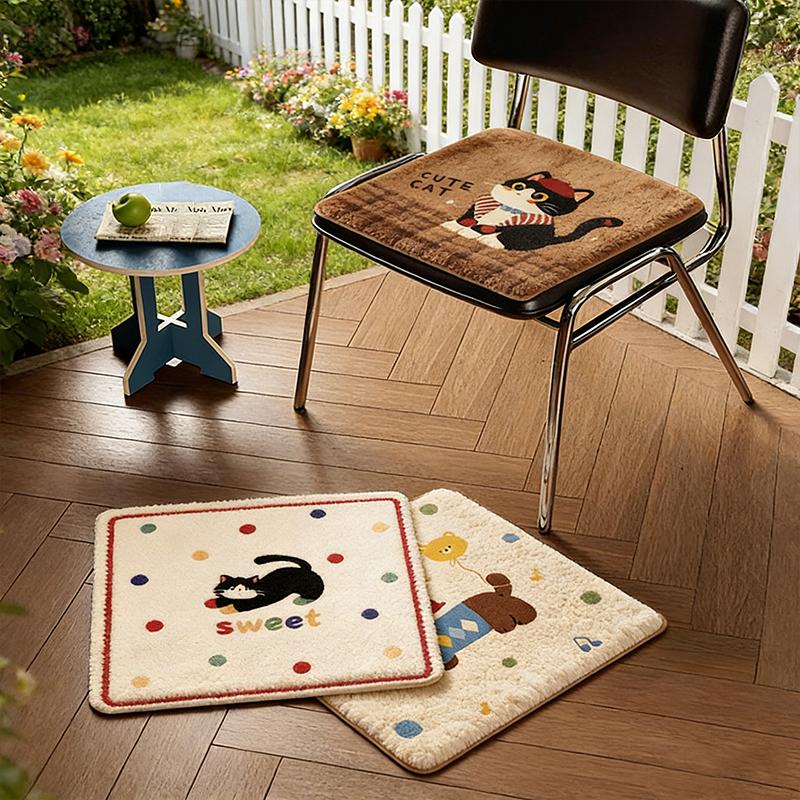 35x35cm Chair Cushions Cute Seat Cushion Office Student Seat Pads Home Decor All-Season Non-slip Funny Multiple Colors
