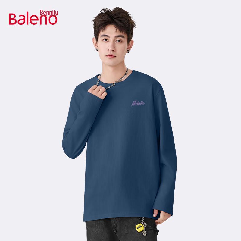Baleno Men s 220G Pure Cotton Long-Sleeve Casual Tee XL
