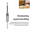 6-12.7mm HSS Square Hole Drill Bit Square Auger Mortising Chisel Drill Set Woodworking Drill Tools