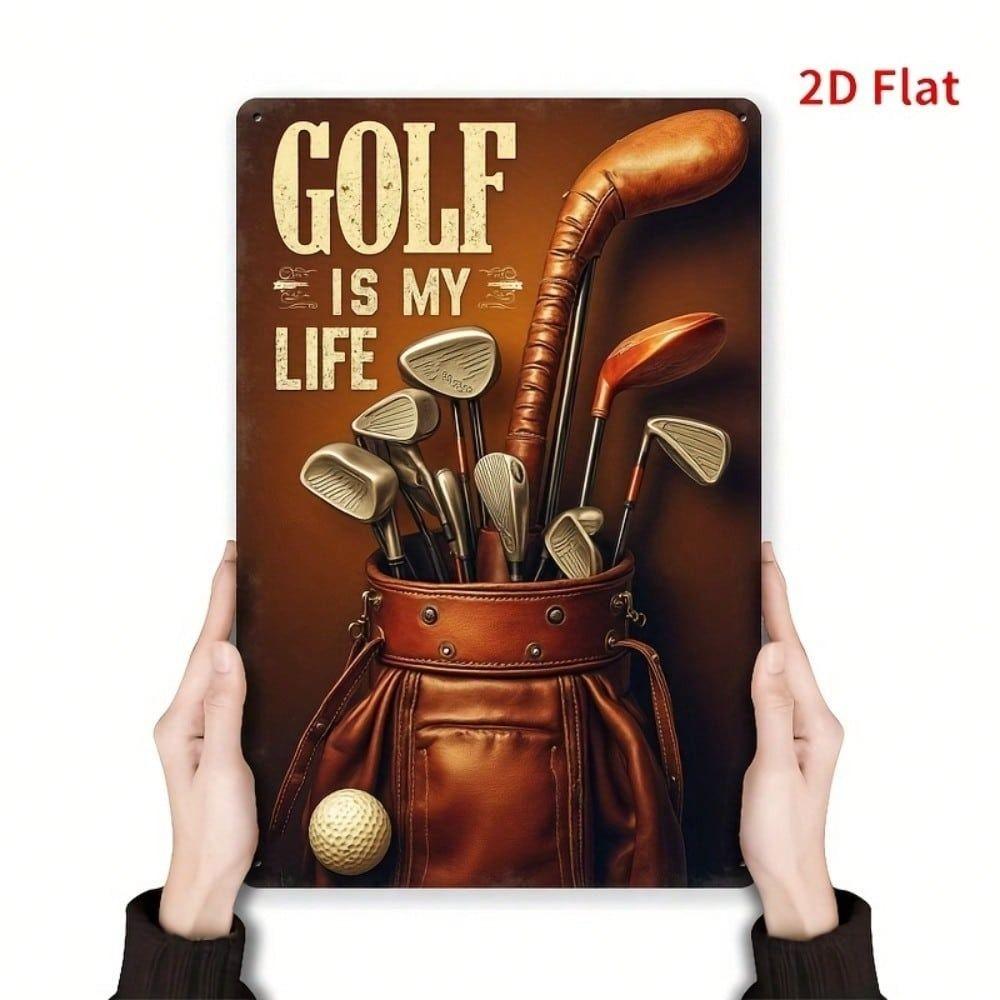 Metal Golf Art Vintage Sport Style Wall Decor Poster 20x30cm