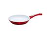 D&S 20cm Frying Pan, Induction Compatible, Shiny Red, Double-Layer Ceramic Coating, Non-Stick, 5mm Thick Bottom, DSSH20-WHRE