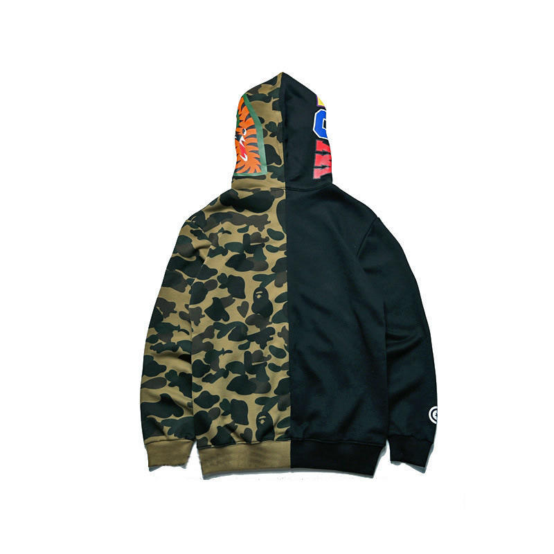 Buy Bape Ape Japan Aape Shark Head Full Zip Coat Hoodie Jacket