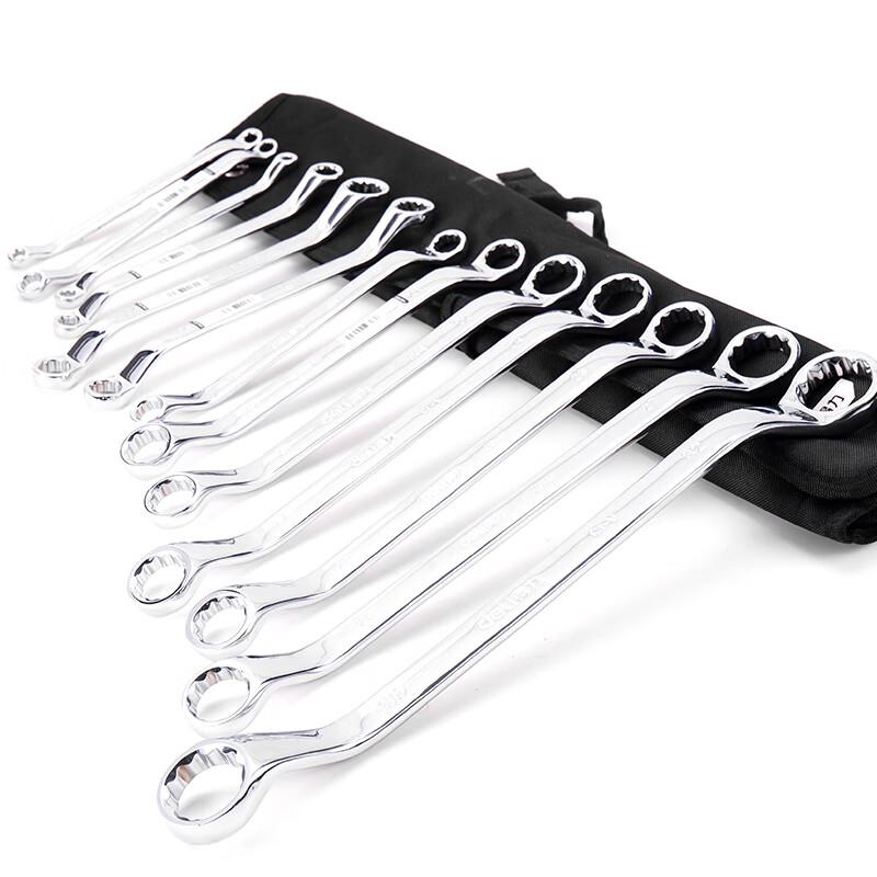 Deli DL0212 12-Piece Double-End Ring Spanner Set
