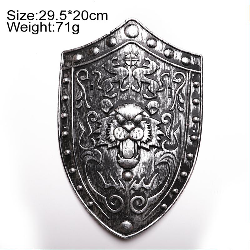 Shield Toy Medieval Costume Accessory Boys Costumes Kids Costume Viking Shield Prop Plastic Shield for Kids Role-playing Prop