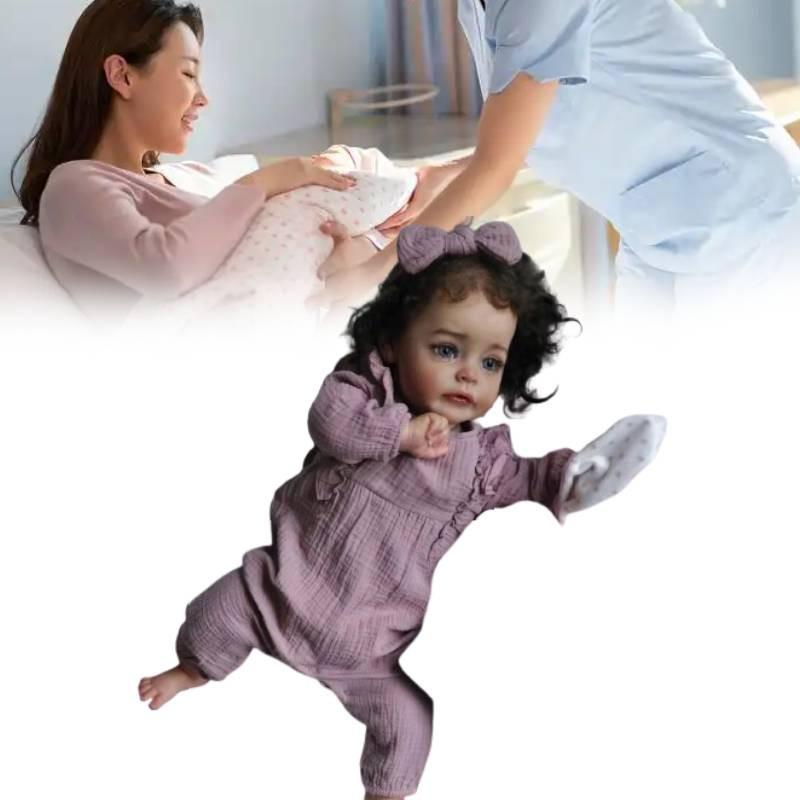 Realistische Reborn-Puppe 45cm Lebensechtes Baby-Spielzeug Perfektes Geschenk Für Kinder Unisex Spielzeit