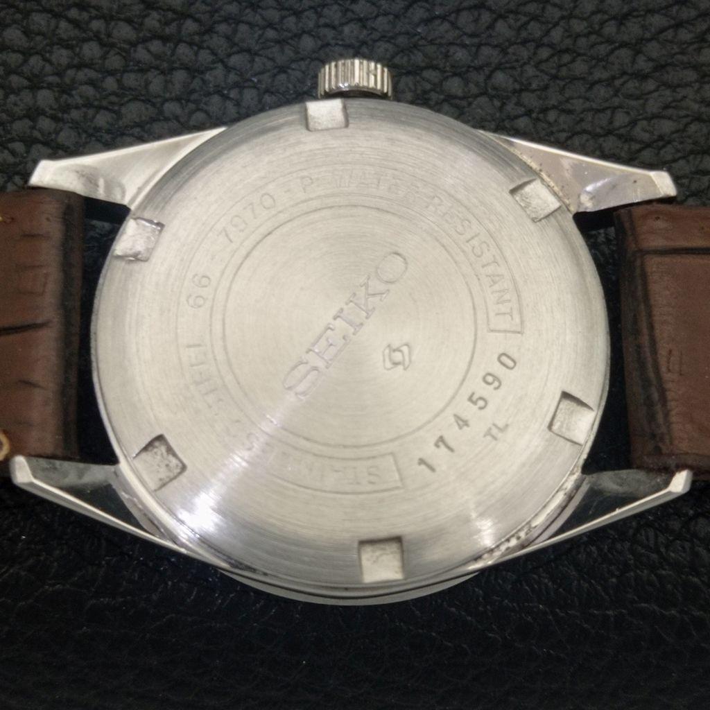 VINTAGE SEIKO HAND-WINDING JAPAN 66B BOY ORIGINAL DIAL WATCH a703906-1 R213g-a703906