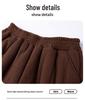 Women's Winter Plus Velvet Thickened Cotton Pants for Elderly: Warm, Loose Straight-Leg Fit for Grandma