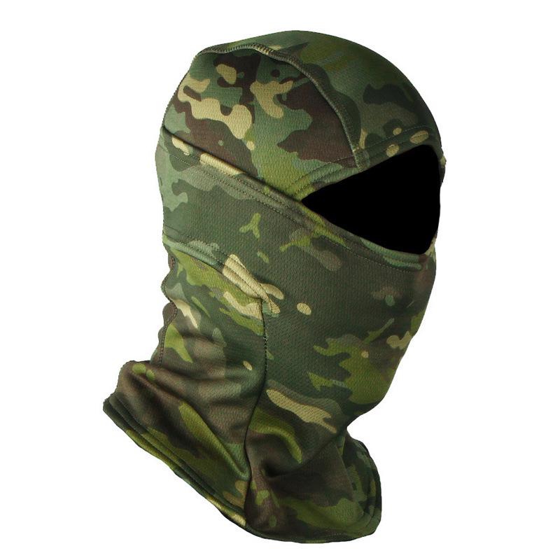 Camouflage Plus Velvet Warm Motorcycle Riding Balaclava
