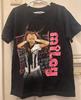 Y2K MILEY CYRUS Best Of Both World Tour T-SHIRT Schwarze Baumwolle Nachdruck PA9257