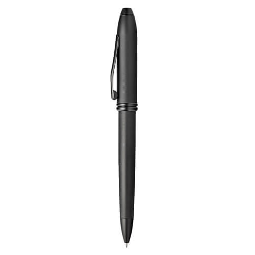 Cross Townsend Schwarz Mikro-Rändel und Matt Schwarz Stift (Kugelschreiber)